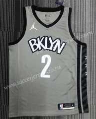2021 Trapeze Edition Brooklyn Nets Grey #2 NBA Jersey-311