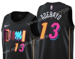 2022 City Edition Miami Heat Black #13 NBA Jersey-311