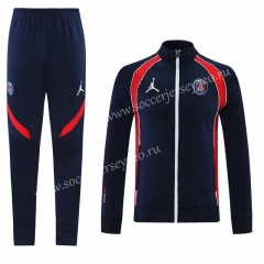 2021-2022 Paris SG Royal Blue Thailand Soccer Jacket Uniform-LH