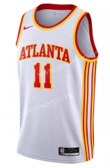 21-22 Atlanta Hawks White #11  NBA Jersey-311
