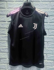 2021-2022 Juventus Black Thailand Soccer Training Vest-DD3