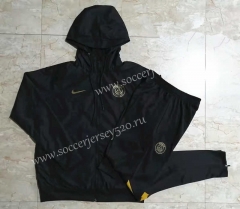 2021-2022 Paris SG Black Thailand Jacket Uniform With Hat-815
