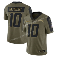 2021-2022 Los Angeles Chargers Dark Green Thailand Rugby Shirt