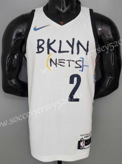 21-22 Brooklyn Nets White #2 NBA Jersey-SN