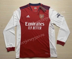 2021-2022 Arsenal Home Red Thailand LS Soccer Jersey AAA
