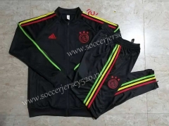 2021-2022 Ajax Black Thailand Soccer Jacket-815