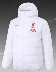 2021-2022 Liverpool White Cotton Coats With Hat-GDP