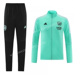 2021-2022 Arsenal Green Thailand Soccer Jacket Uniform-LH