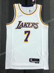21-22 75th Anniversary Los Angeles Lakers White #7 NBA Jersey-311
