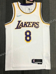 21-22 75th Anniversary Los Angeles Lakers White #8 NBA Jersey-311