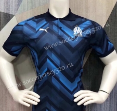 2021-2022 Olympique de Marseille Dark Blue Thailand Polo Shirt-403