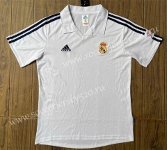 Retro Version 2002 Real Madrid White Thailand Soccer Jersey AAA-SL