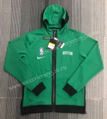 Player Version 21-22 NBA Boston Celtics Green Jacket With Hat-311