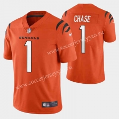 2021 Cincinnati Bengals Orange #1  NFL Jersey