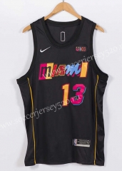 21-22 Miami Heat Black #13 NBA Jersey