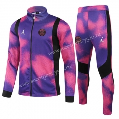 2021-2022 Paris SG Pink Thailand Soccer Jacket Unifrom-411