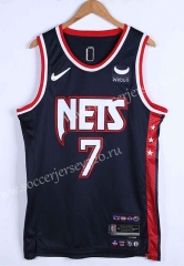 City Edition 75th Anniversary 21-22 Brooklyn Nets Black #7 NBA Jersey