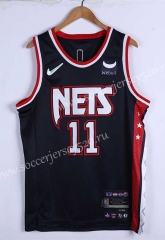 City Edition 75th Anniversary 21-22 Brooklyn Nets Black #11 NBA Jersey
