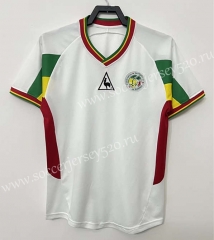 Retro Version 2002 Senegal White Thailand Soccer Jersey AAA-811