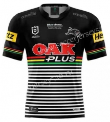2021-2022 Panthers Substitute Black Thailand Rugby Jersey