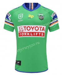 2021-2022 Raiders Substitute Green Thailand Rugby Jersey