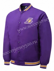 2021-2022 Los Angeles Lakers Purple NBA Jacket -SJ