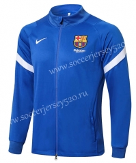 2021-2022 Barcelona Blue Thailand Soccer Jacket -815