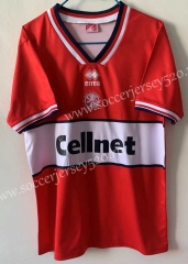 Retro Version 1998  Middlesbrough Home Red&White Thailand Soccer Jersey-9171