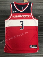 21-22 75th Anniversary Washington Wizards Red #3 NBA Jersey-311