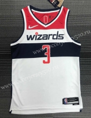 21-22 75th Anniversary Washington Wizards White #3 NBA Jersey-311