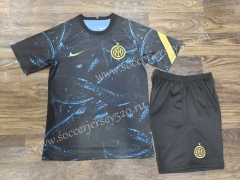 2021-2022 Inter Milan Blue&Black Soccer Training Uniform-709