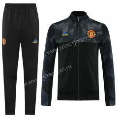 Christmas Edition 2021-2022 Manchester United Black Thailand Soccer Jacket Uniform-LH