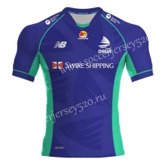 2022 Fijian Drua Away Blue Rugby Shirt