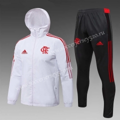 2021-2022 Flamengo White Trench Coats Uniform With Hat-815