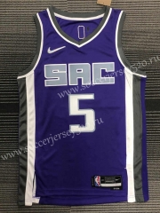 2021-2022 Sacramento Kings Purple #5 NBA Jersey-311