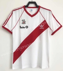 Retro Version 1986 River Plate White Thailand Soccer Jersey AAA-811