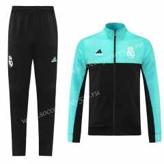 Christmas Edition 2021-2022 Real Madrid Black&Green Thailand Soccer Jacket Uniform-LH