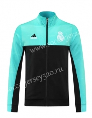 Christmas Edition 2021-2022 Real Madrid Black&Green Thailand Soccer Jacket-LH