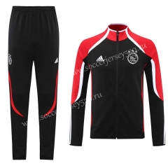 Commemorative Edition 2021-2022 Ajax Black Thailand Soccer Jacket Uniform-LH