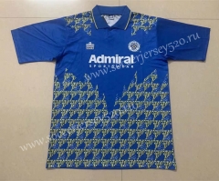 Retro Version 92-93 Leeds United 2nd Away Blue Thailand Soccer Jersey AAA-512