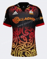 2022 Chiefs Home Red&Black Thailand Rugby Shirt