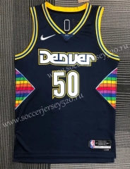 City Version 2022 Denver Nuggets Black #50 NBA Jersey-311