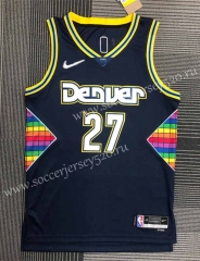 City Version 2022 Denver Nuggets Black #27 NBA Jersey-311