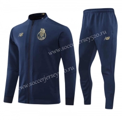 2021-2022 Porto Royal Blue Thailand Soccer Jacket Unifrom-HR