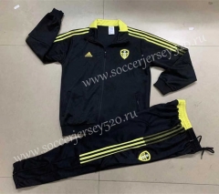 2021-2022 Leeds United Black Thailand Soccer Jacket Unifrom-HR