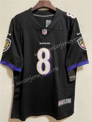 2021 Baltimore Ravens Black #8 NFL Jersey