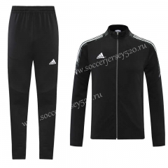 2021-2022 Adidas Black Thailand Soccer Jacket Unifrom-LH