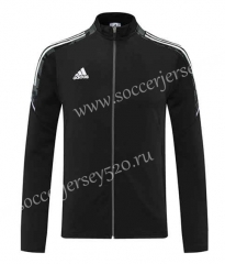 2021-2022 Adidas Black Thailand Soccer Jacket-LH