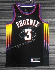 2022 City Version Phoenix Suns Black #3 NBA Jersey-311