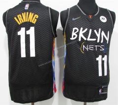 City Version 2021-2022 Brooklyn Nets Black #11 NBA Jersey